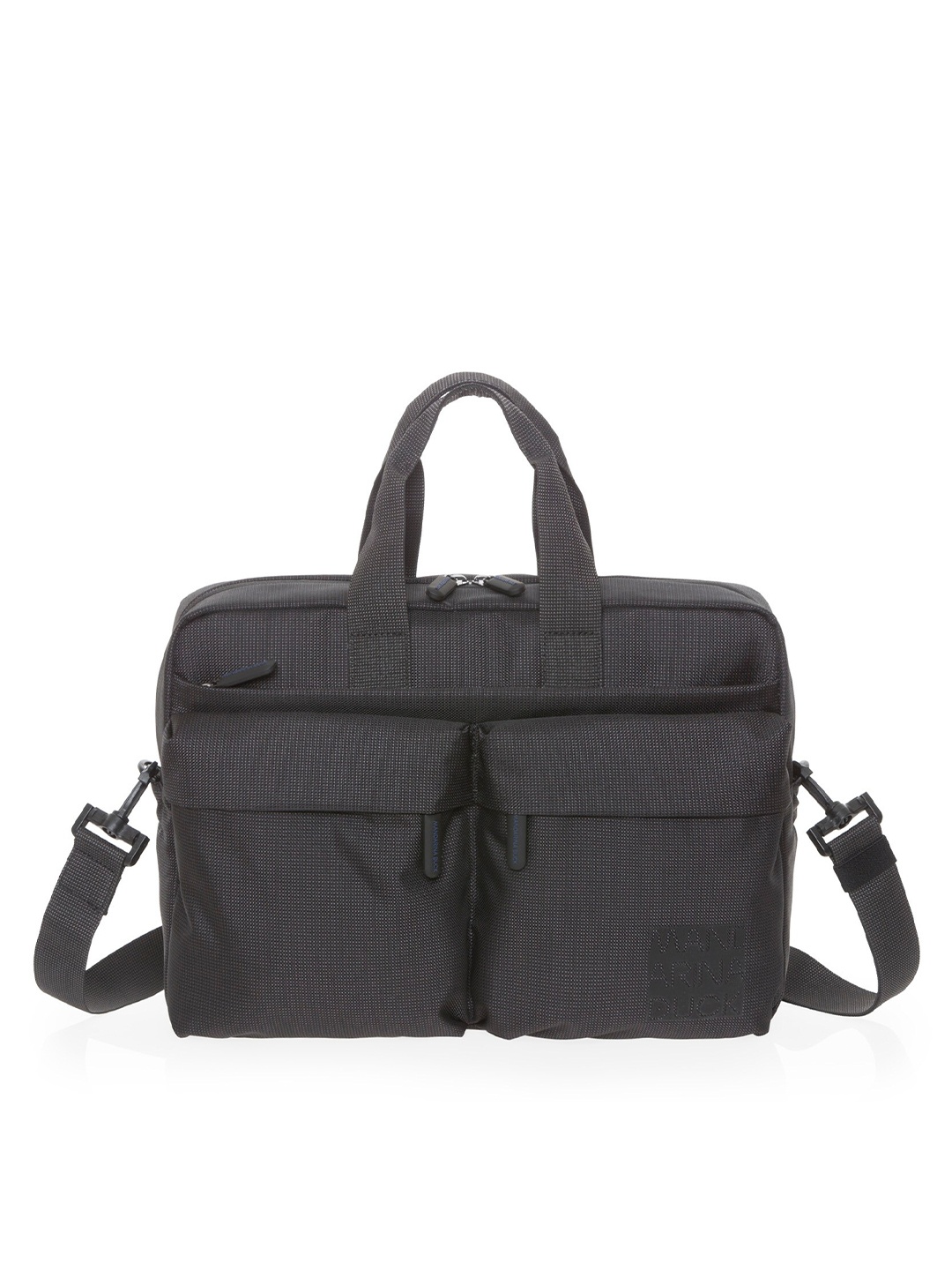 

MANDARINA DUCK Men Textured Laptop Bag, Black