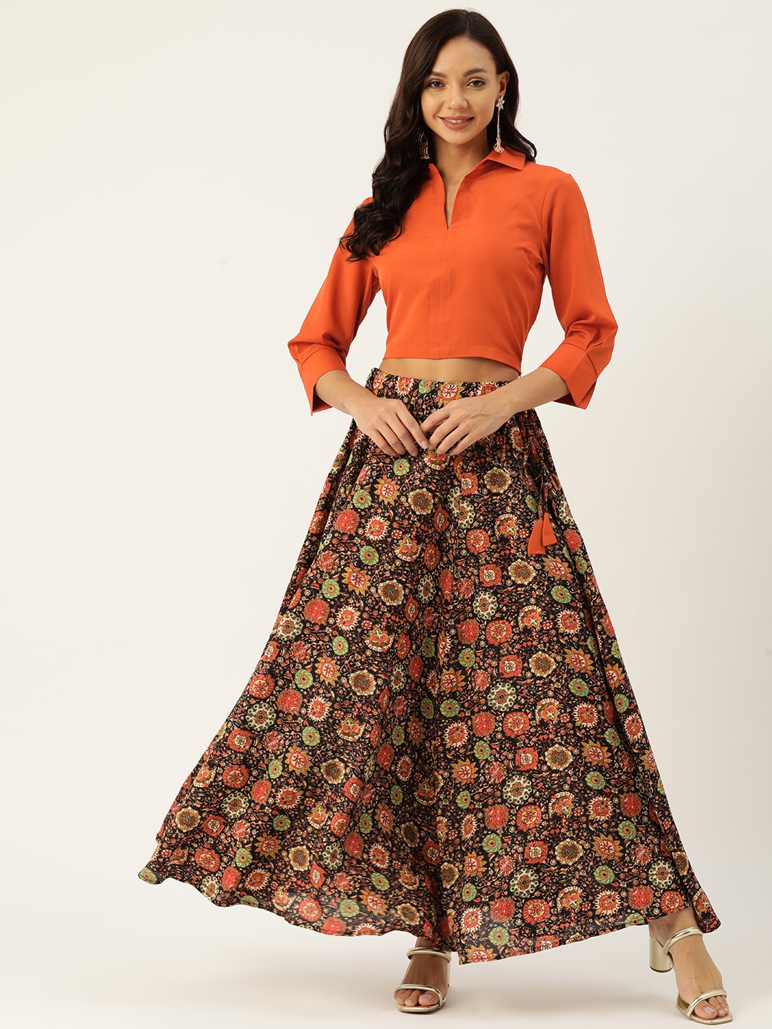 

Deewa Shirt & Skirt Co-Ords, Orange