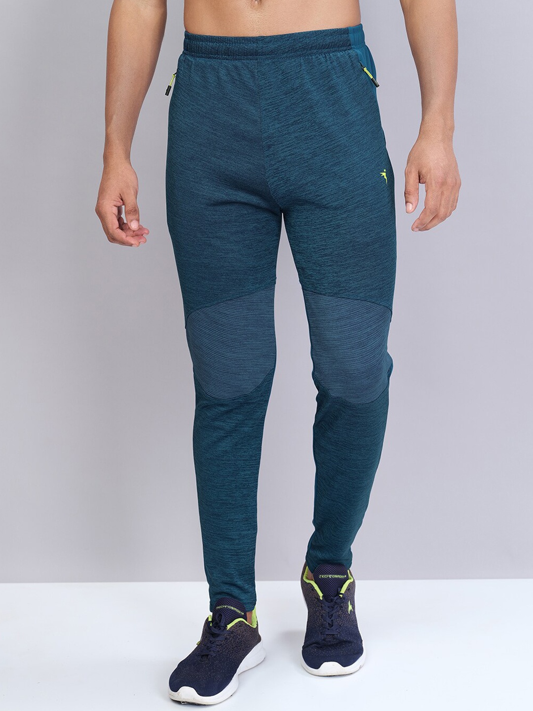 

Technosport Men Slim Fit Anti Microbial Track Pants, Teal