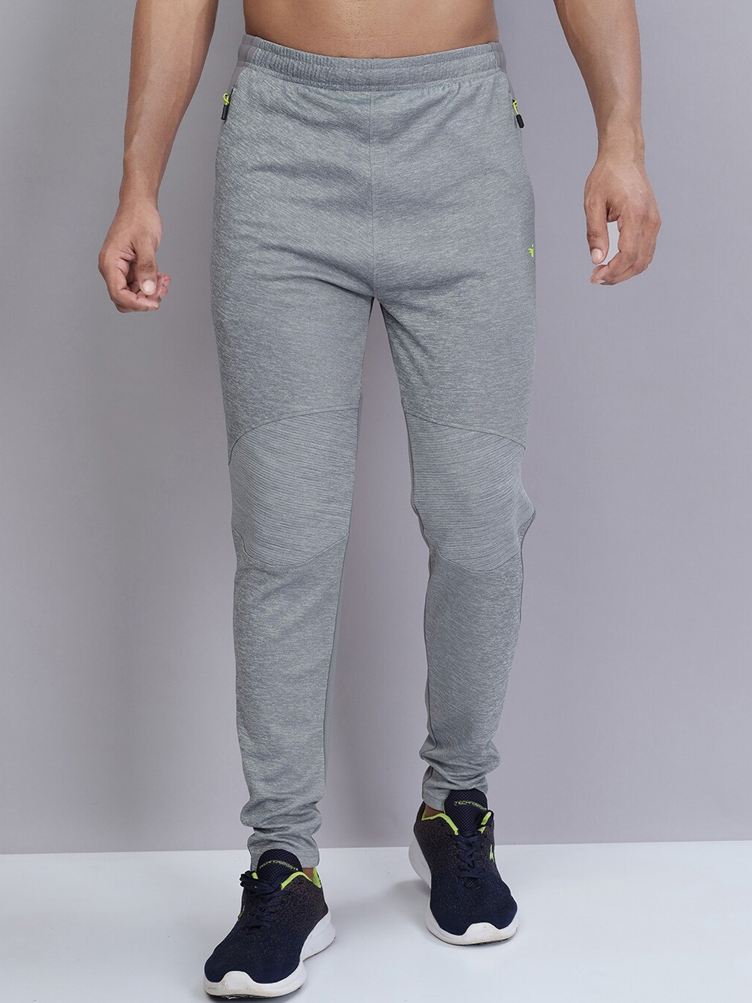 

Technosport Men Slim Fit Anti Microbial Track Pant, Grey