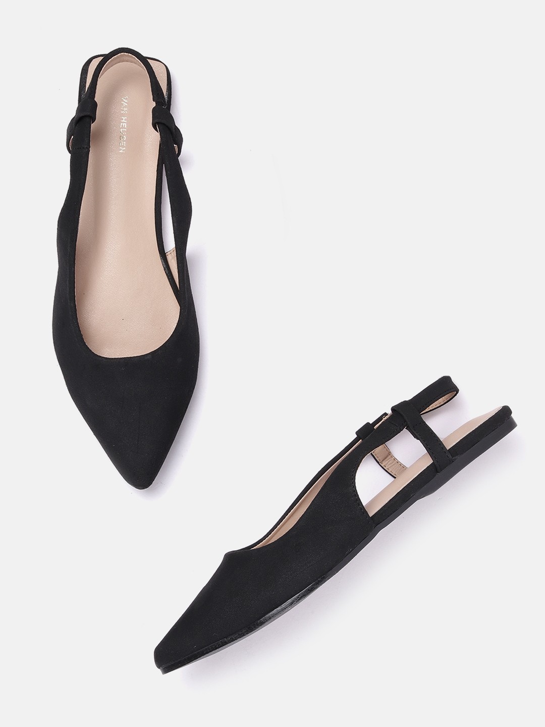 

Van Heusen Woman Pointed Toe Mules, Black
