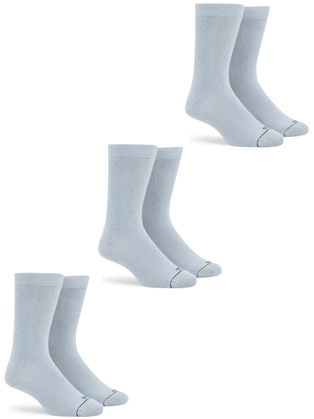 

Dynamocks Pack Of 3 Bamboo Calf Length Socks, Grey