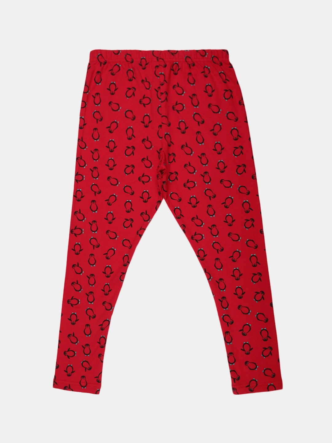 

V-Mart Girls Printed Cotton Lycra Ankle Length Legging, Fuchsia