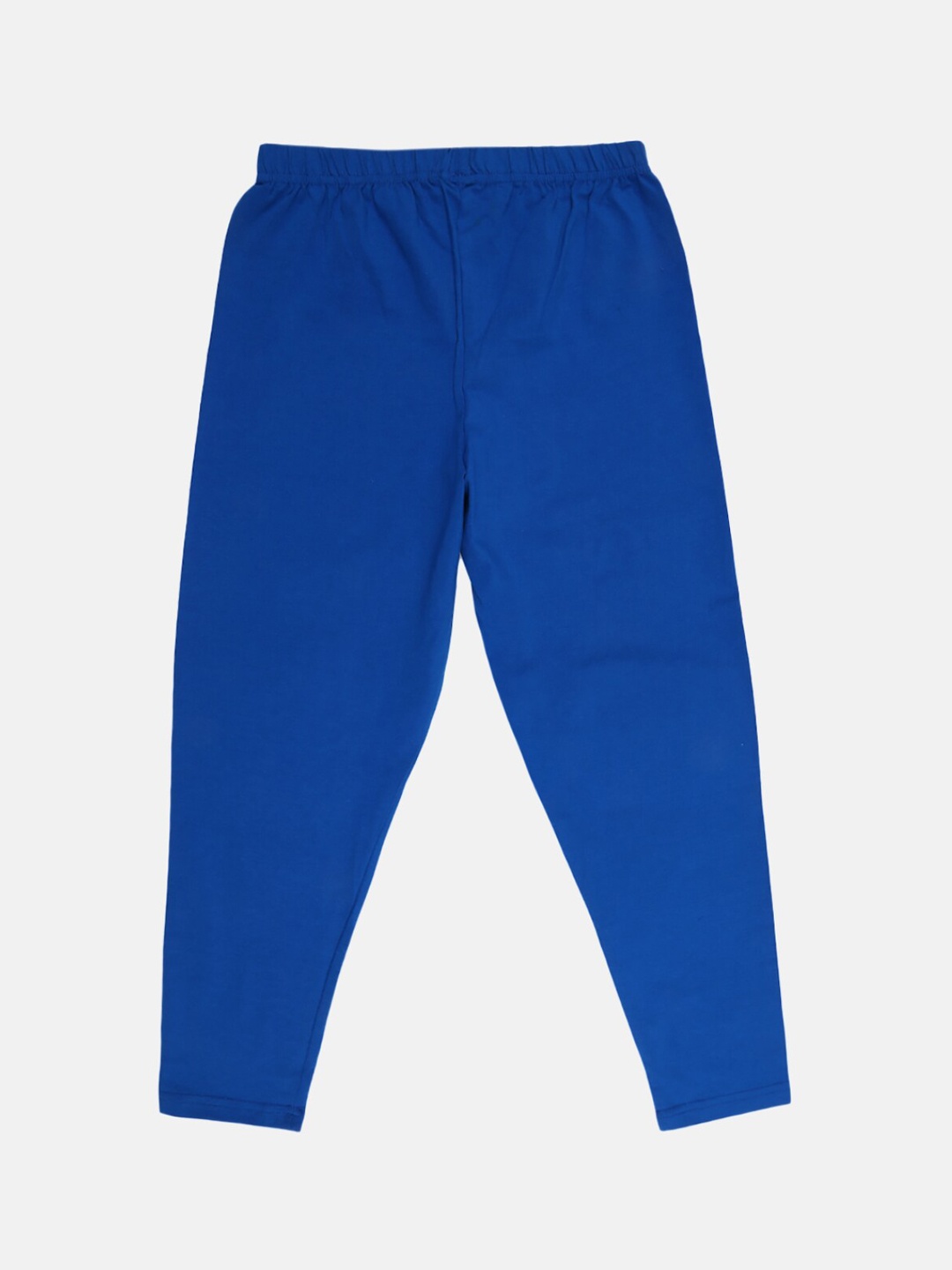 

V-Mart Girls Cotton Lycra Ankle Length Leggings, Blue