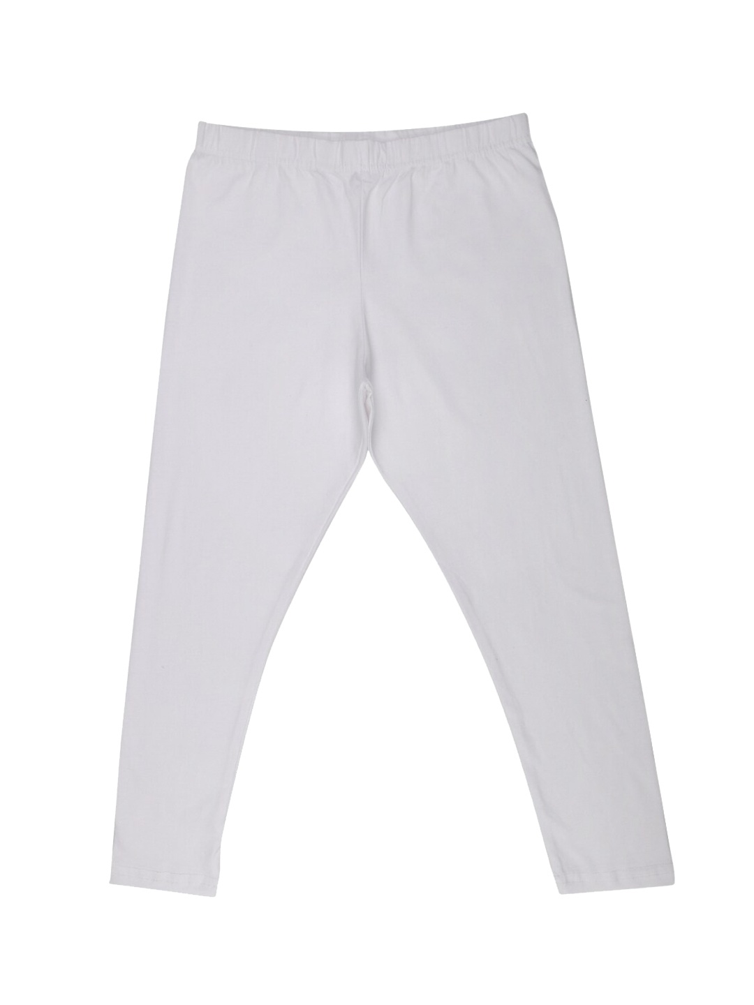 

V-Mart Girls Ankle-Length Cotton Lycra Leggings, White