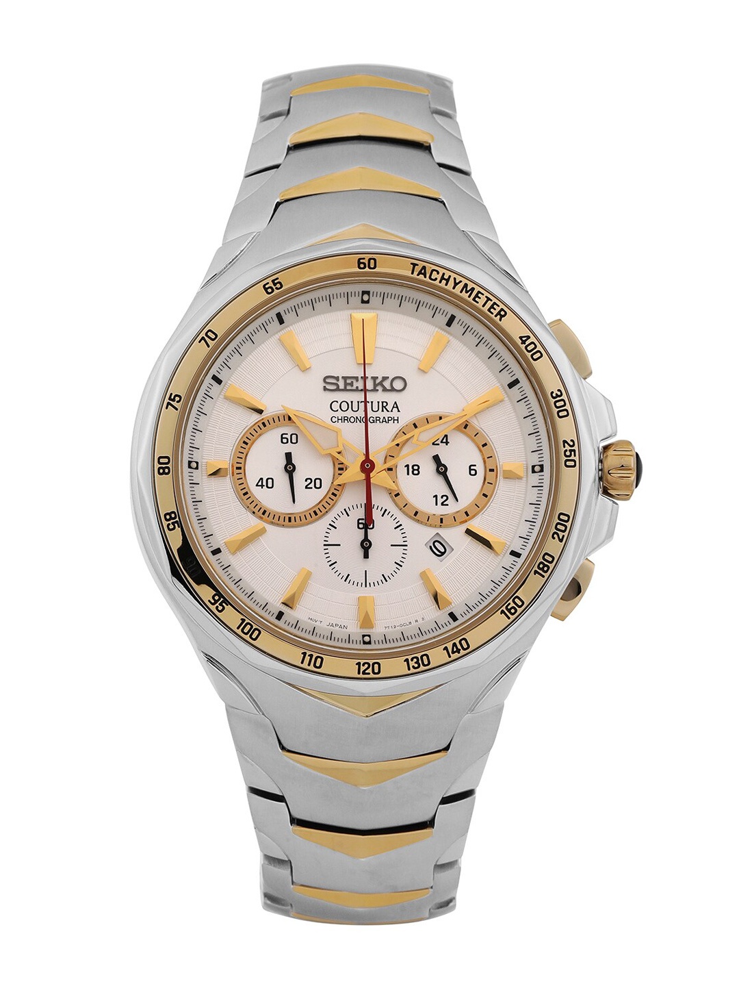 

SEIKO Men White Stainless Steel Straps Analogue Chronograph Watch SRWZ24P9