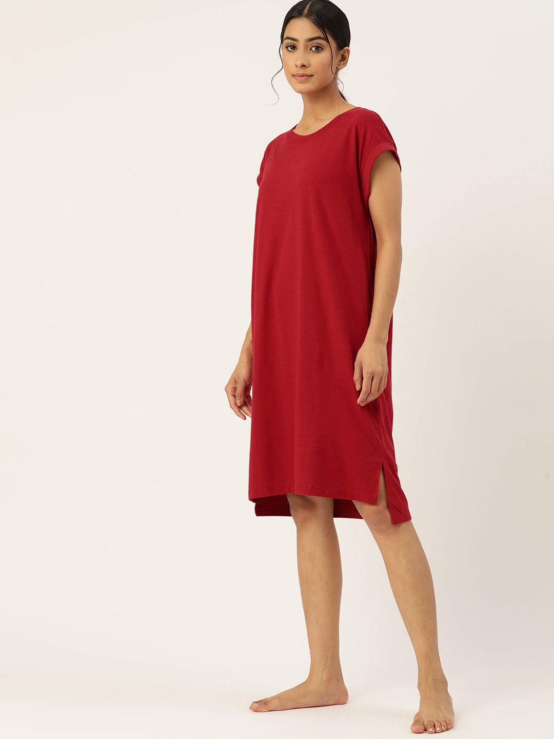 

ETC Extended Sleeves Nightdress, Red