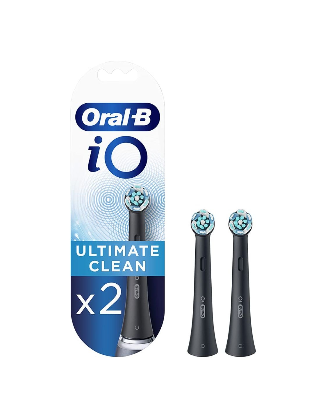 

Oral - B IO Electric Toothbrush Replacement Brush Heads - 2 Pcs, Black