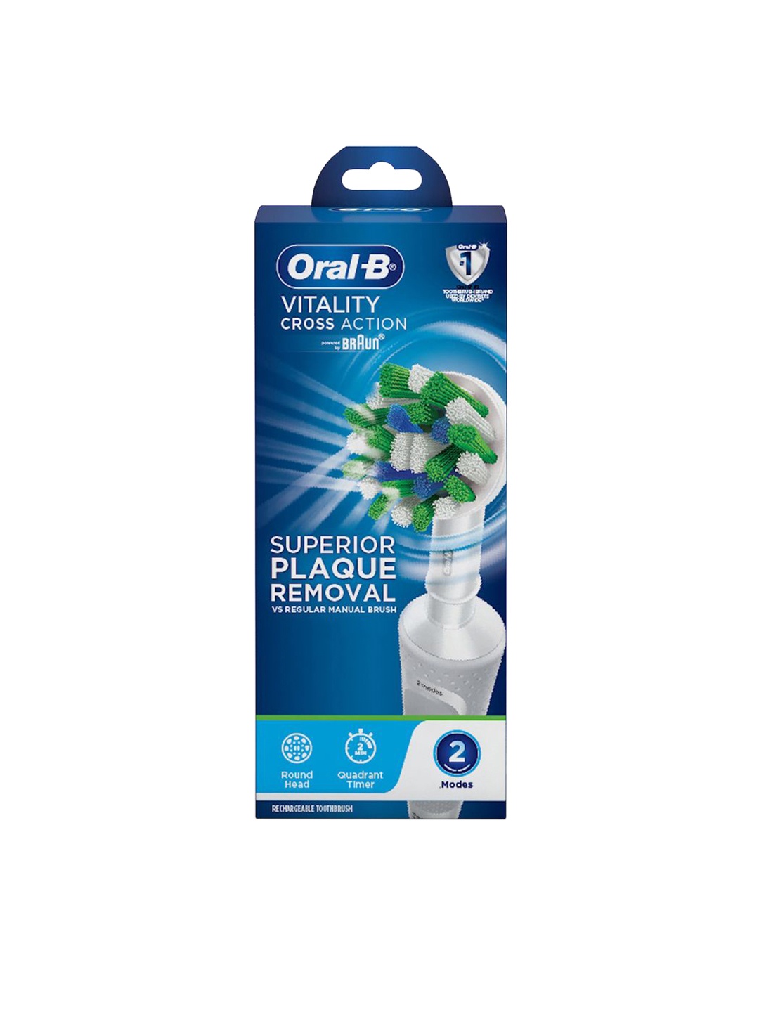 

Oral - B Vitality 100 Cross Action Electric Rechargeable Toothbrush - White