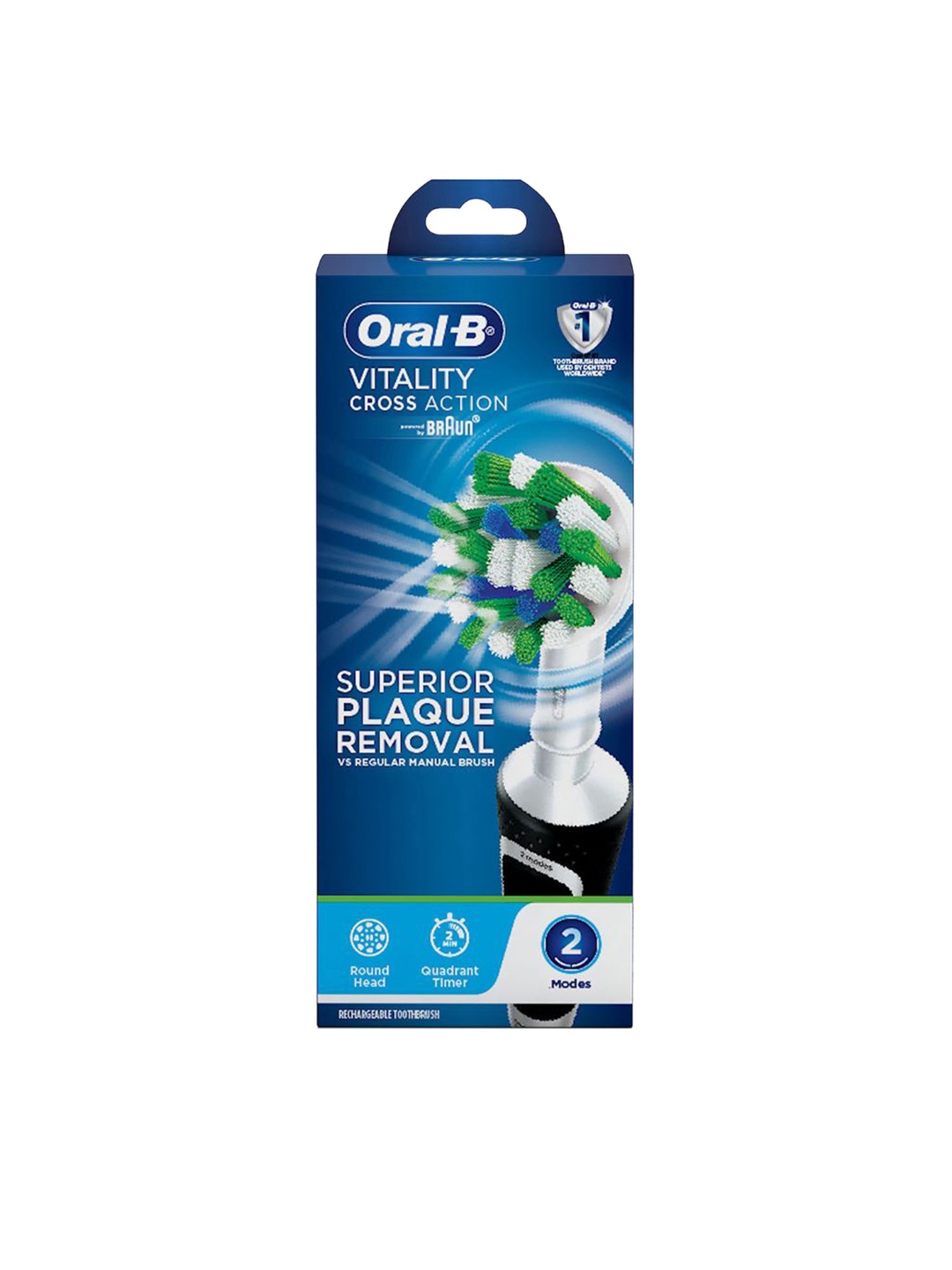 

Oral - B Vitality 100 Cross Action Electric Rechargeable Toothbrush - Black