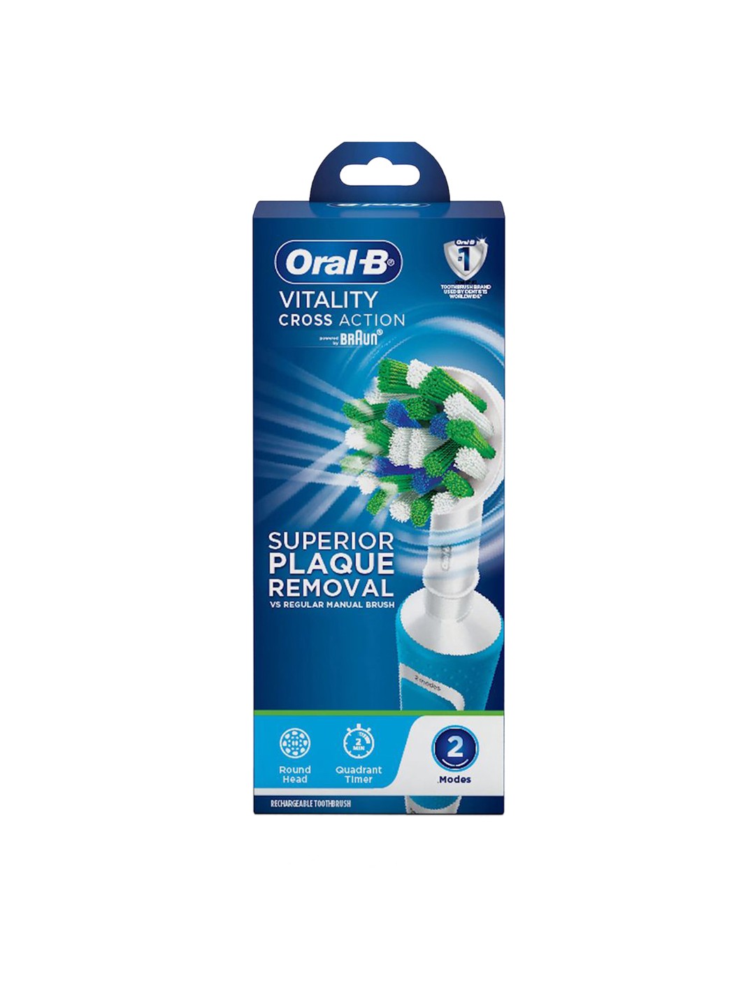 

Oral - B Vitality 100 Cross Action Electric Rechargeable Toothbrush - Blue