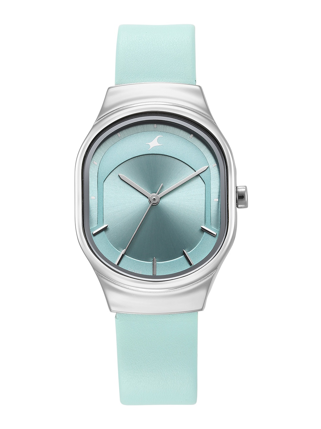 

Fastrack Women Brass Dial & Leather Straps Analogue Watch 6283SL01, Blue