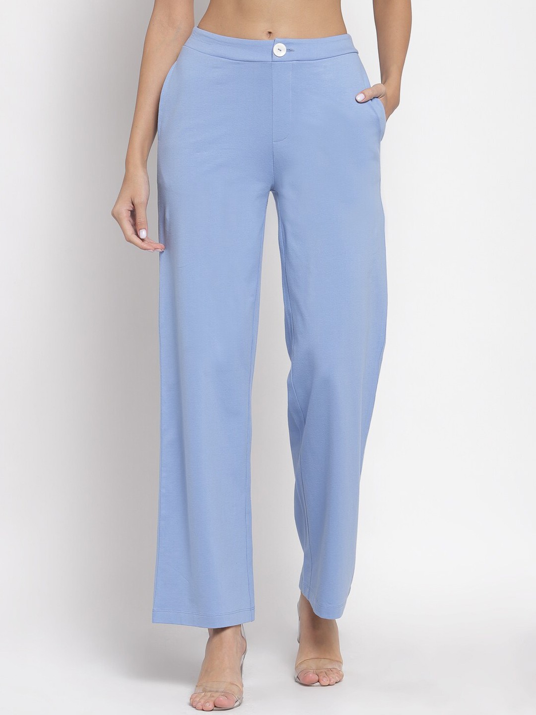 

Yoonoy Women Mid-Rise Lounge Pants, Blue