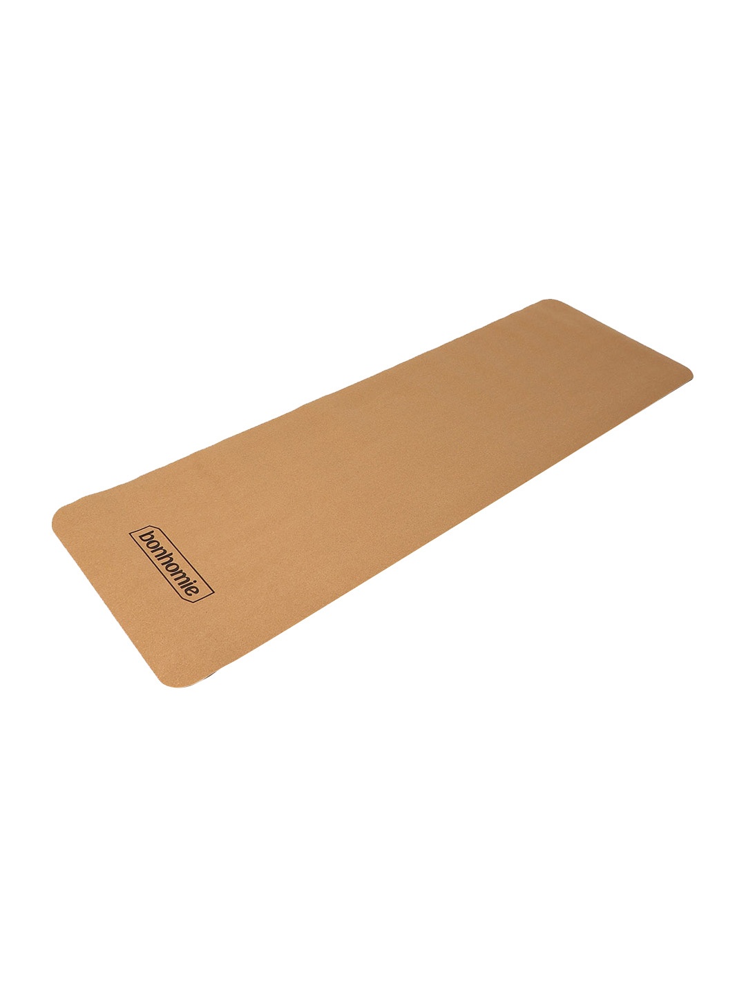 

Bonhomie Brand Logo Printed Anti-Slip Reversible Yoga Mat, Brown