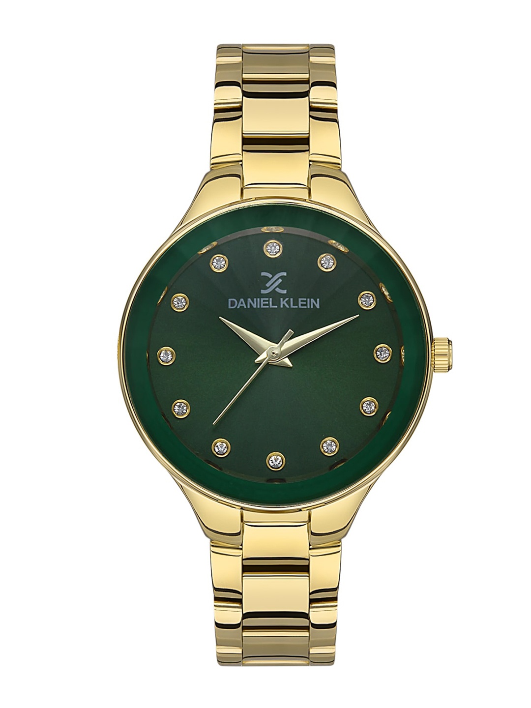 

Daniel Klein Women Embellished Dial & Bracelet Style Straps Analogue Watch DK 1 13393-4, Green