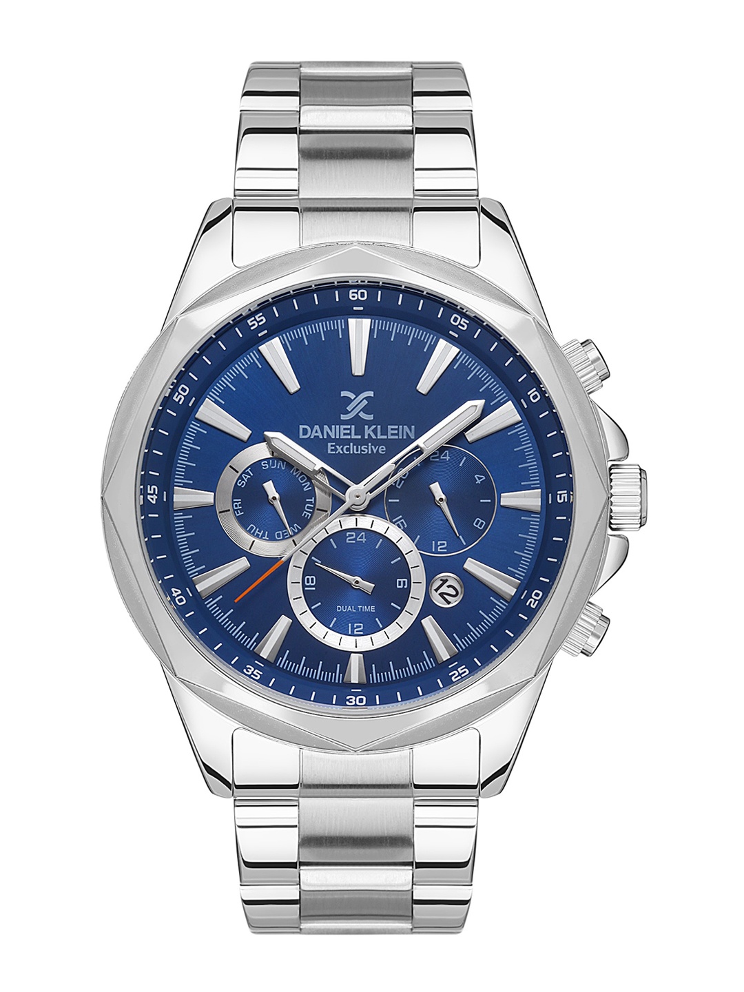 

Daniel Klein Men Dial & Bracelet Style Straps Analogue Multi Function Watch DK 1 13362-3, Blue