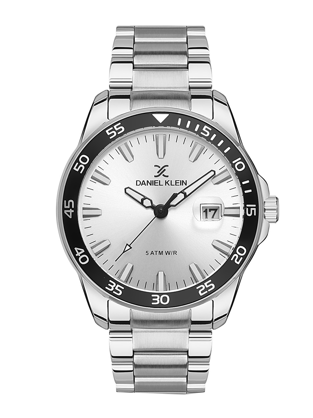 

Daniel Klein Men Dial & Bracelet Style Straps Analogue Watch DK 1 13378-1, Silver