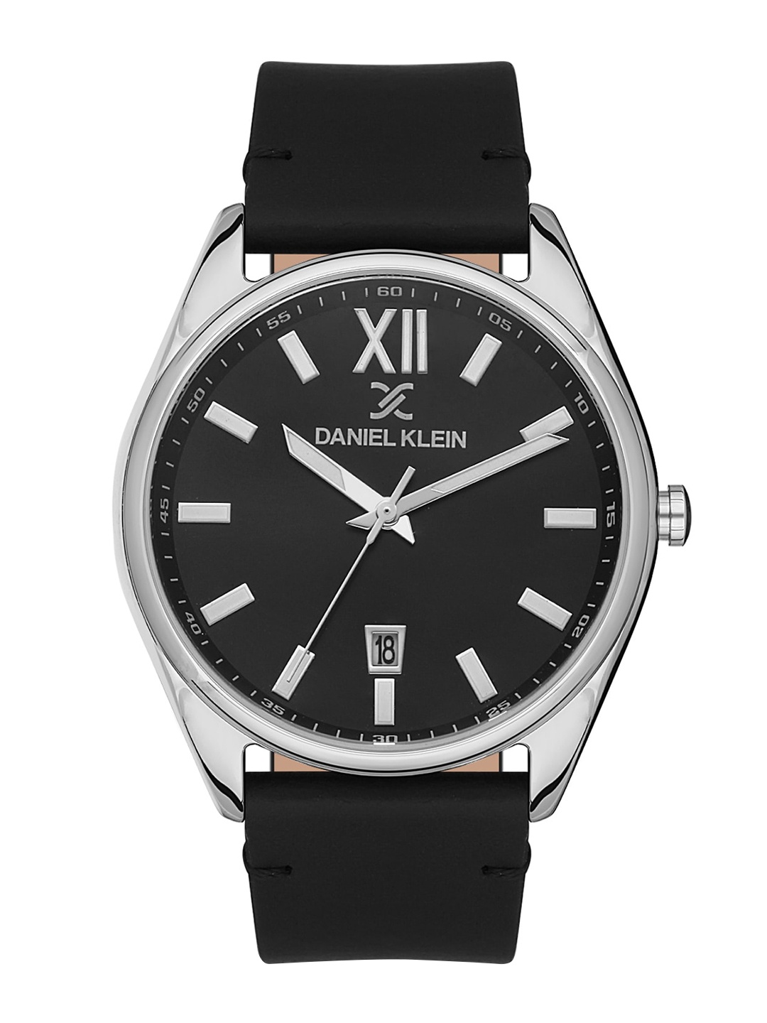 

Daniel Klein Men Dial & Leather Straps Analogue Watch DK 1 13404-2, Black