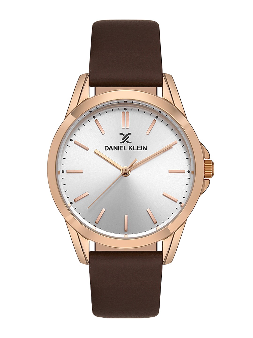 

Daniel Klein Women Leather Straps Analogue Watch DK 1 13419-3, Silver