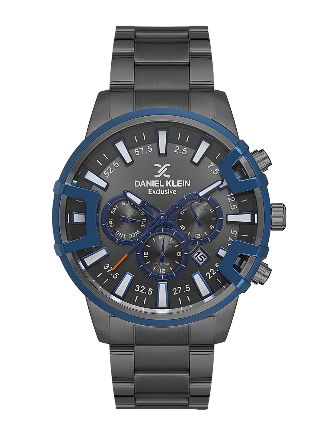 

Daniel Klein Men Bracelet Style Straps Analogue Multi Function Watch DK.1.13430-4, Black