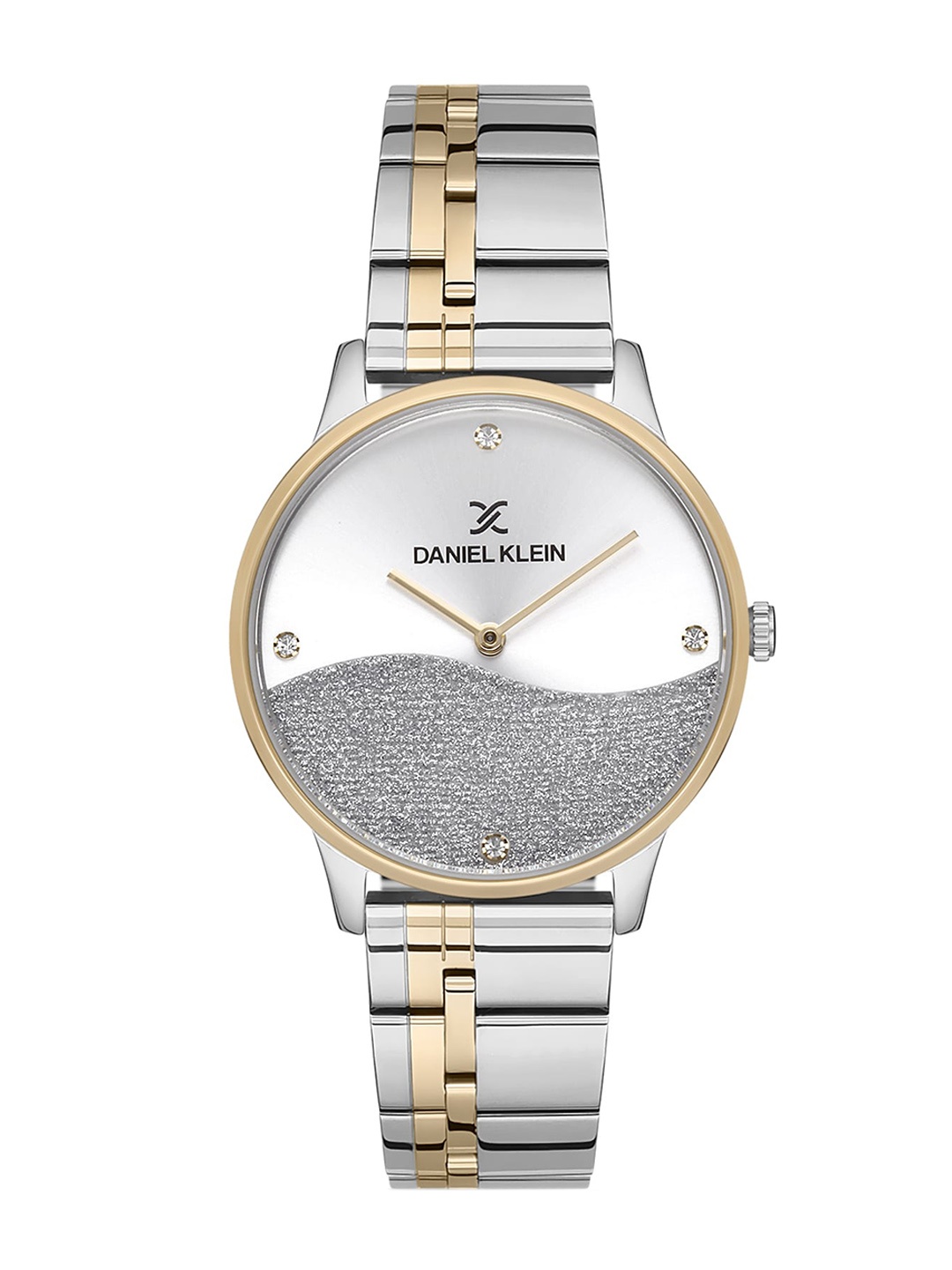 

Daniel Klein Women Embellished Dial & Bracelet Style Straps Analogue Watch DK.1.12796-5, Silver
