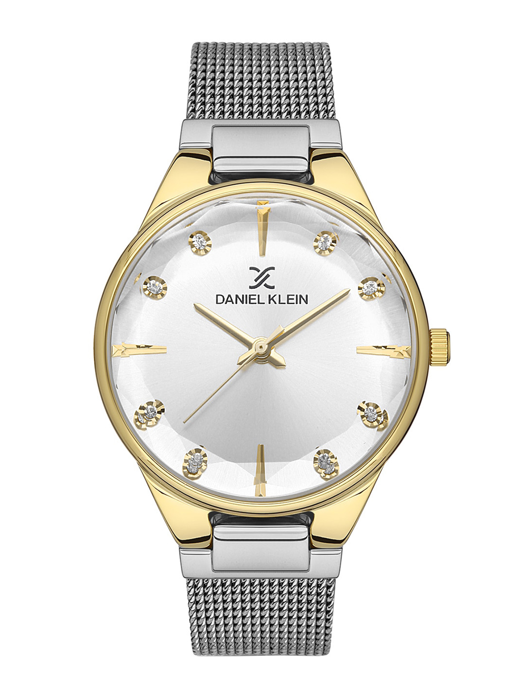 

Daniel Klein Women Embellished Dial Bracelet Style Straps Analogue Watch DK.1.13429-4, Silver