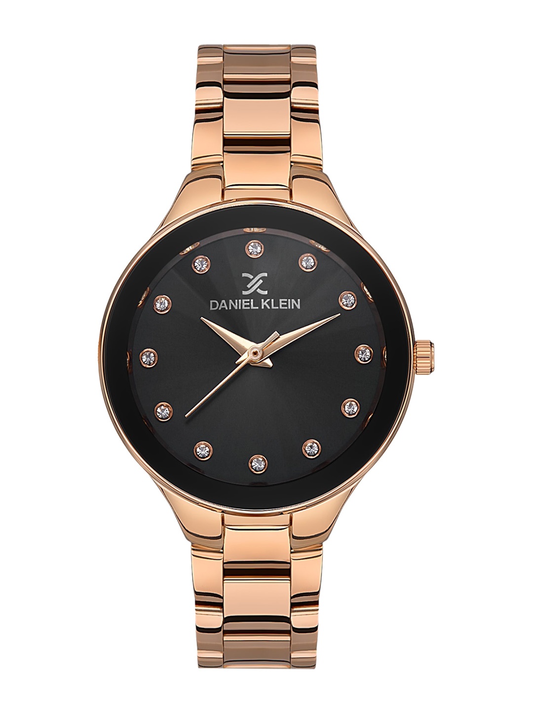 

Daniel Klein Women Embellished Dial & Bracelet Style Straps Analogue Watch DK.1.13393-6, Black