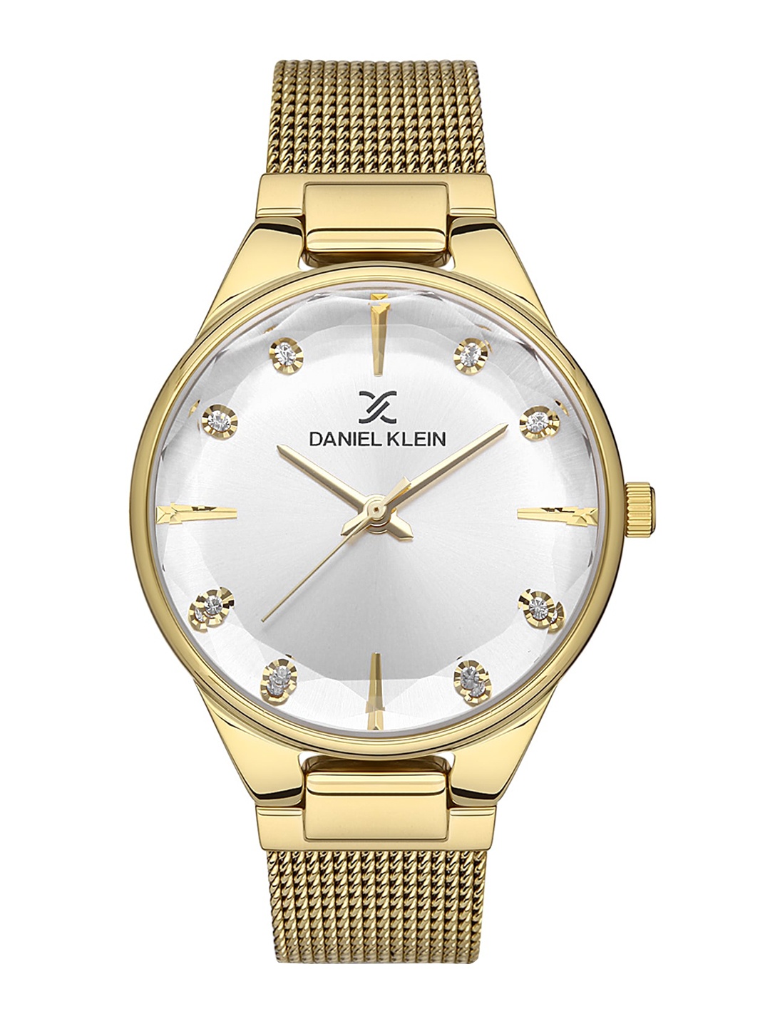 

Daniel Klein Women Embellished Dial & Bracelet Style Straps Analogue Watch DK.1.13429-3, Silver