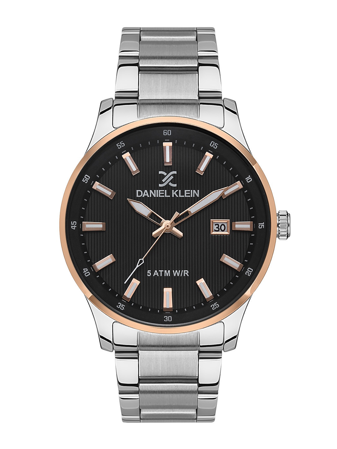 

Daniel Klein Men Embellished Dial & Bracelet Style Straps Analogue Watch DK 1 13376-4, Black