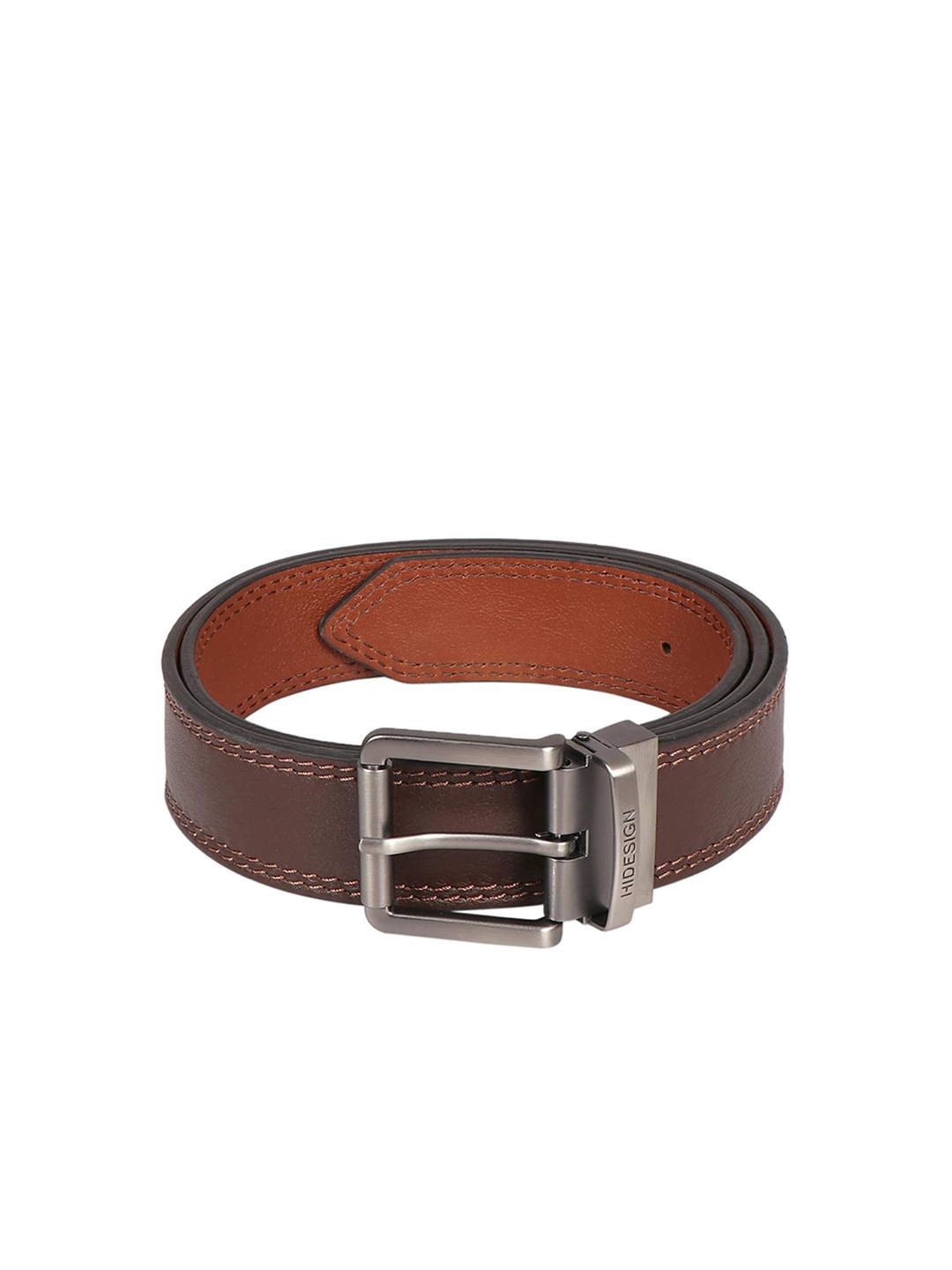 

Hidesign Men Formal Leather Belt, Brown