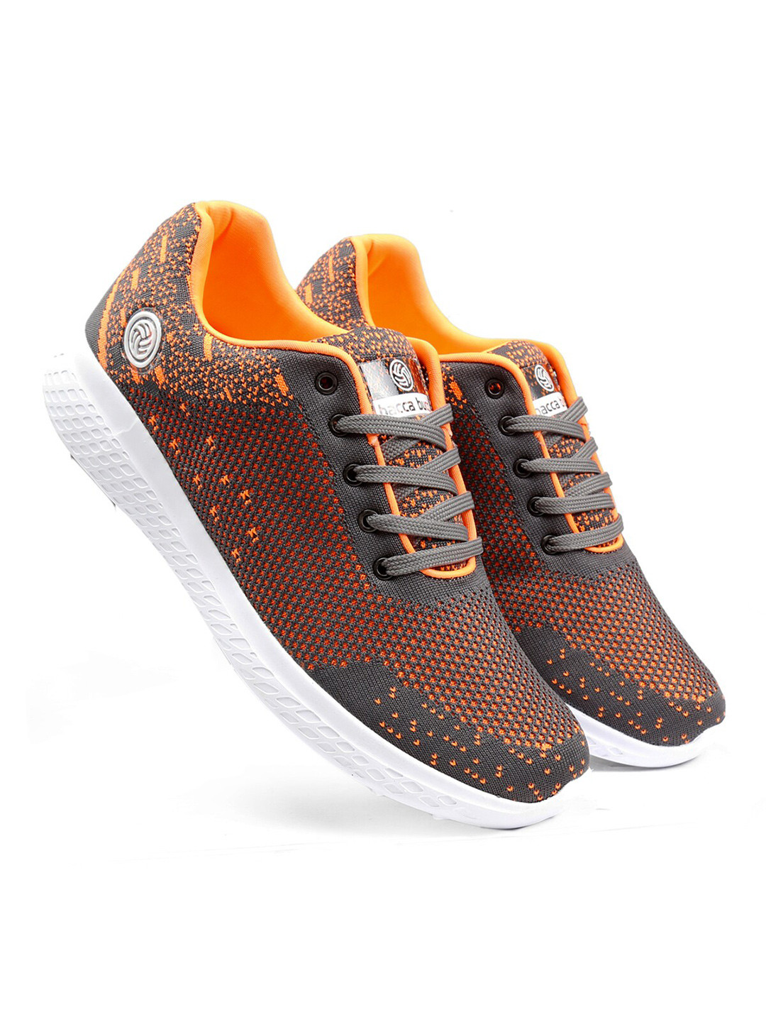 

bacca bucci Men Mesh Non-Marking Training or Gym Shoes, Orange