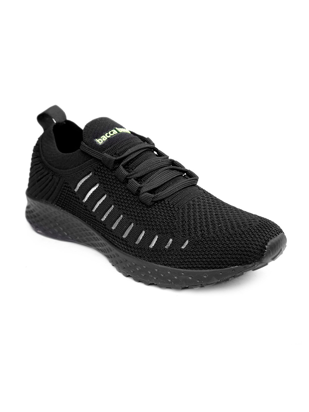 

bacca bucci Men Mesh Non-Marking Training or Gym Shoes, Black