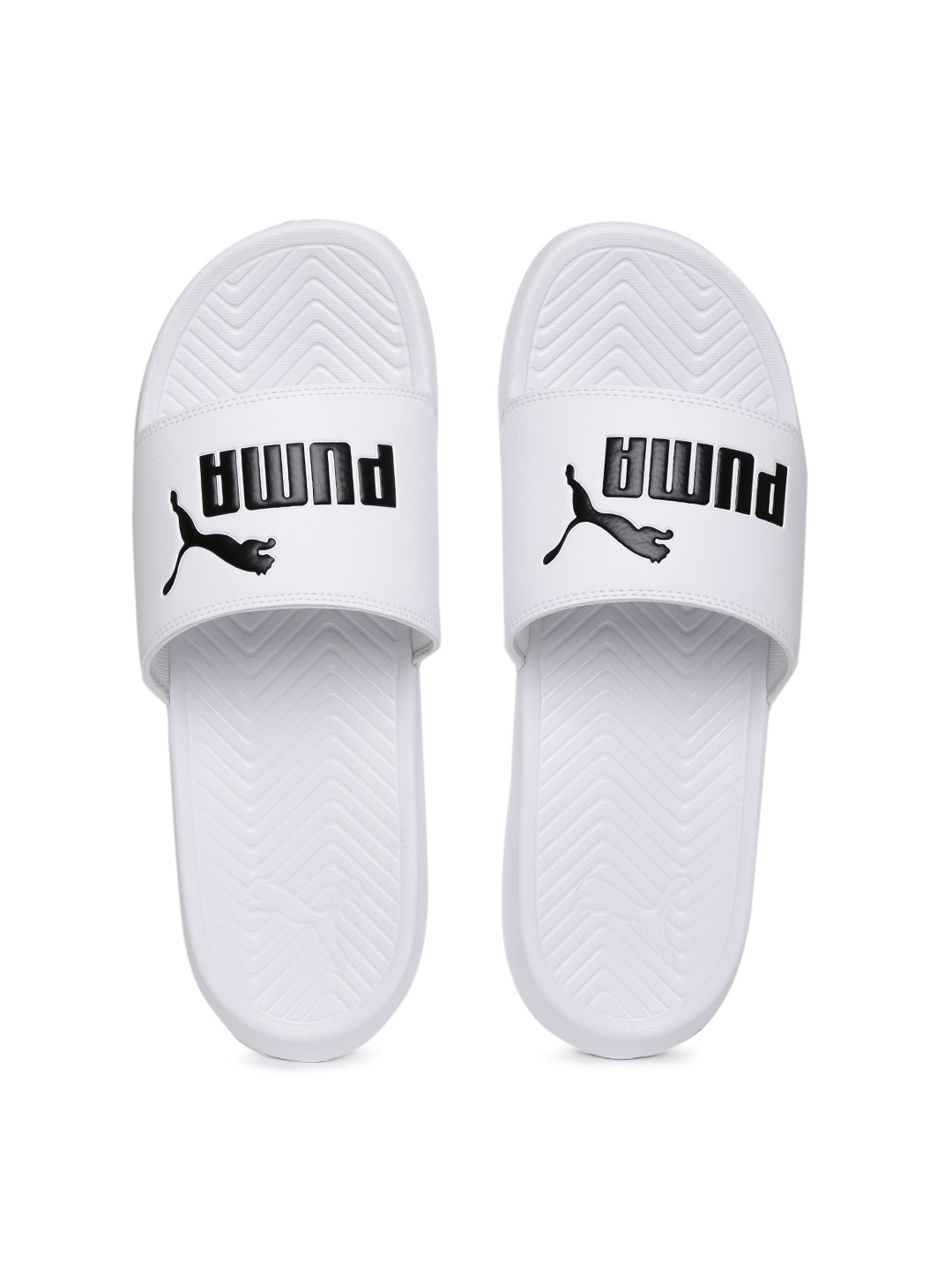 

Puma Unisex White Popcat Flip-Flops