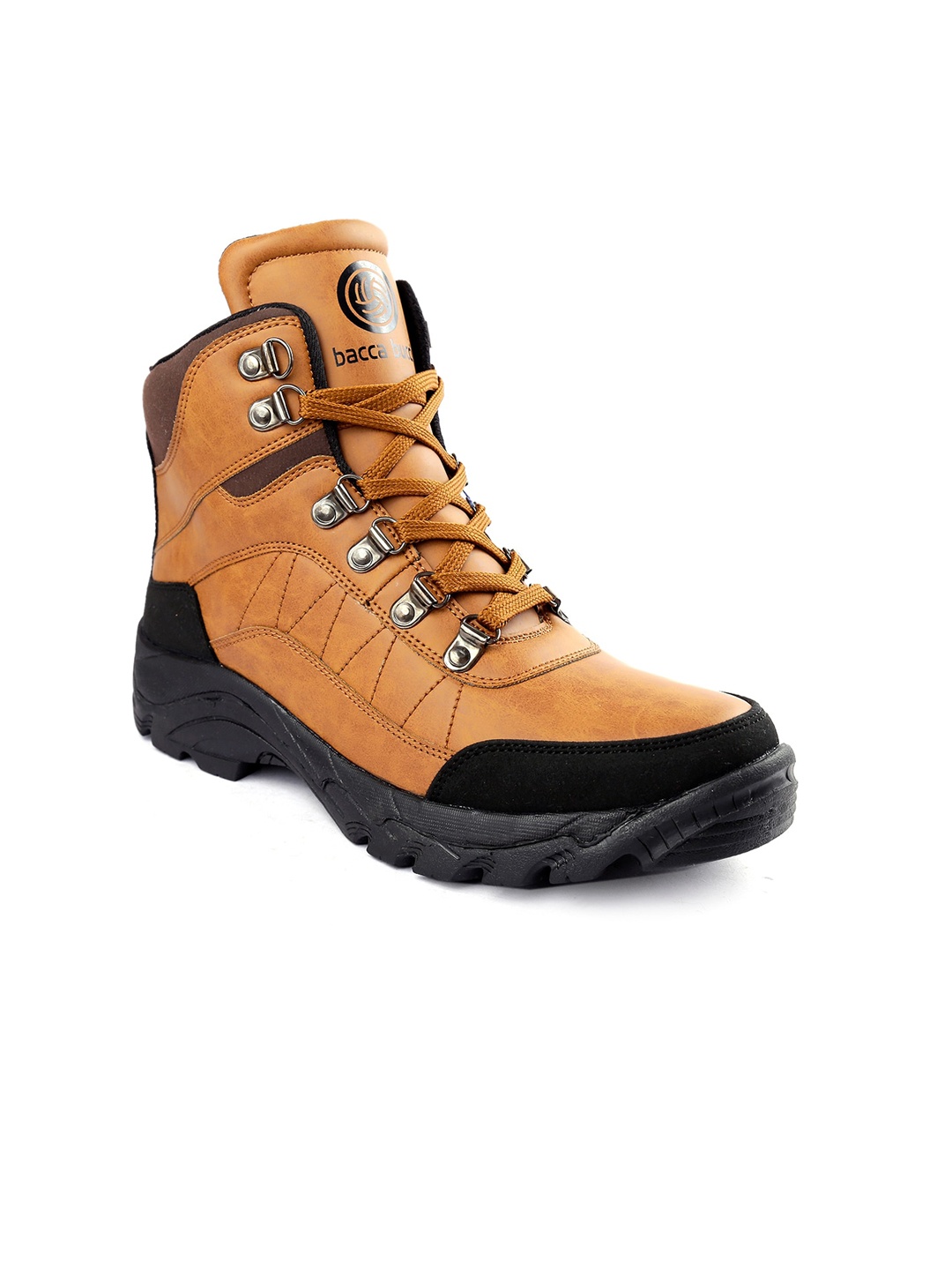 

bacca bucci Men Mid-Top Hiking Boots, Brown