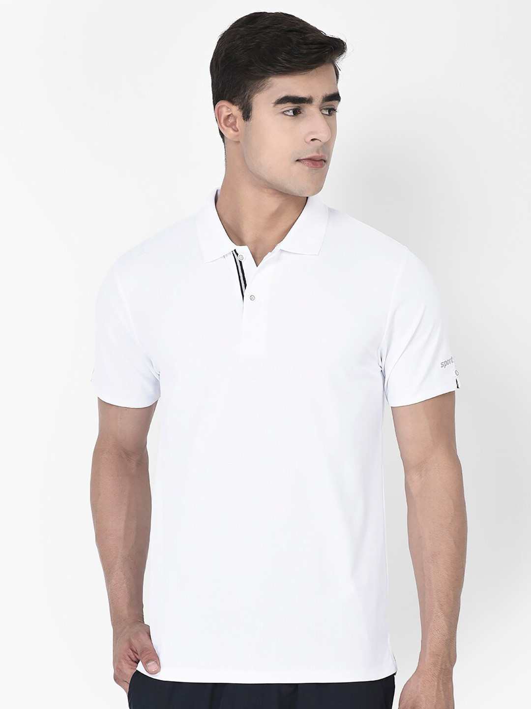 

SPORT SUN Polo Collar Dri-FIT T-shirt, White