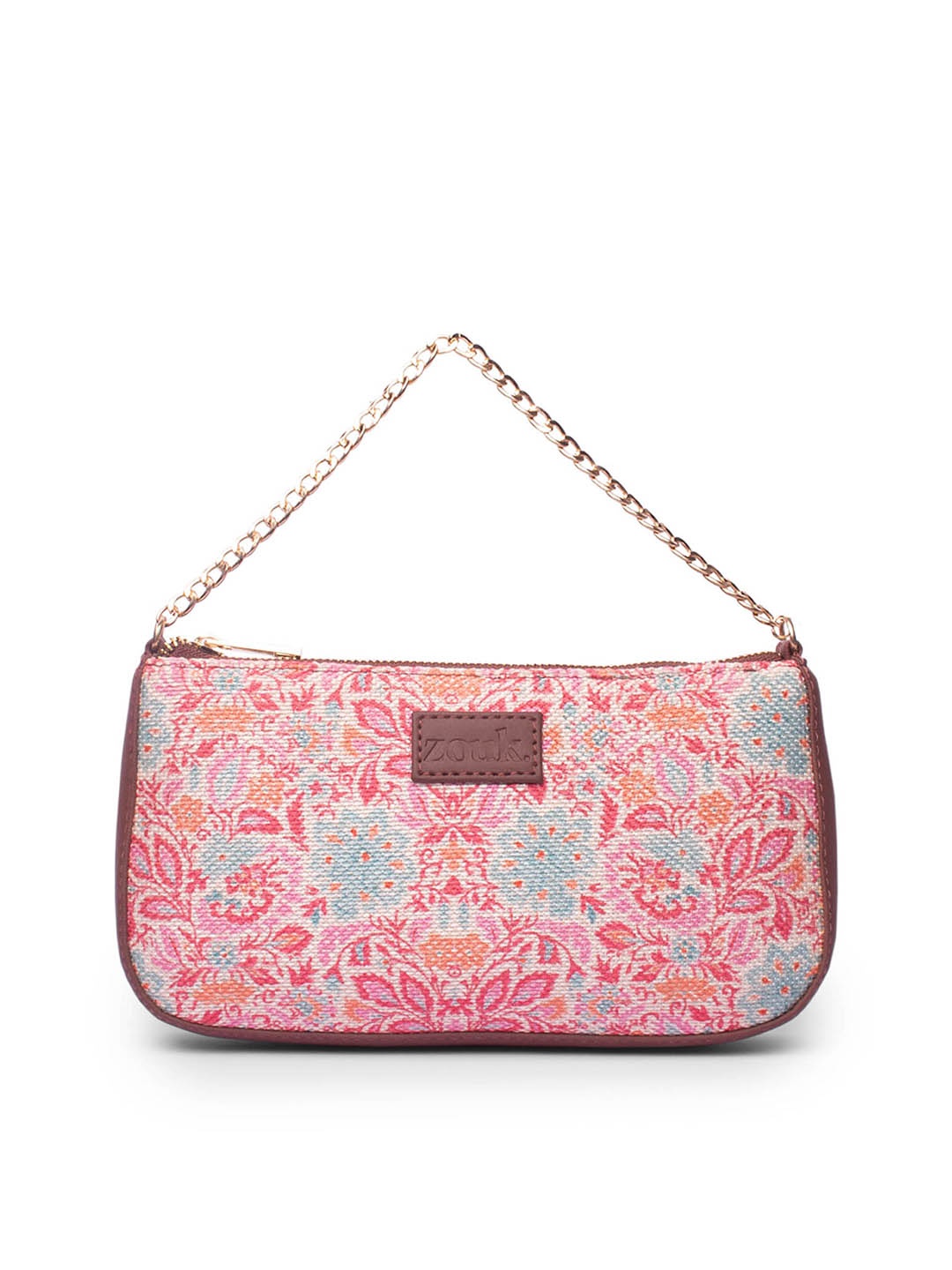 

ZOUK Structured Shoulder Bag, Pink