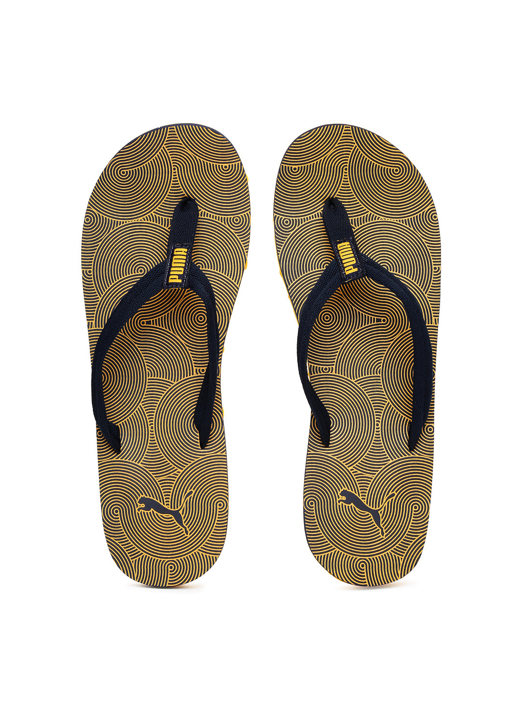 

PUMA Men Navy Epic Flip v2 Graphic Flip-Flops, Navy blue