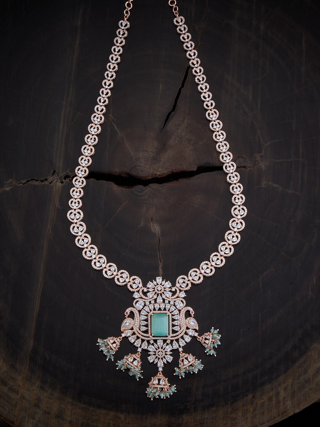 

Kushal's Fashion Jewellery Necklace Set, Sea green