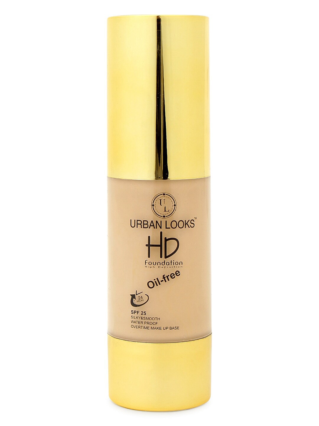 

urban looks Oil Free SPF 25 Waterproof HD Coverage Foundation 30ml - Beige 002