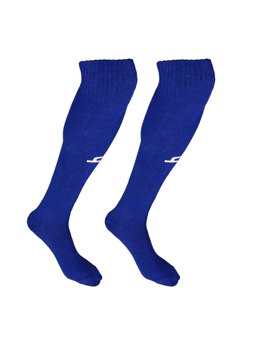 

Heelium Pack of 2 Odour Free Superior Grip Cushioned Base Bamboo Football Socks, Blue