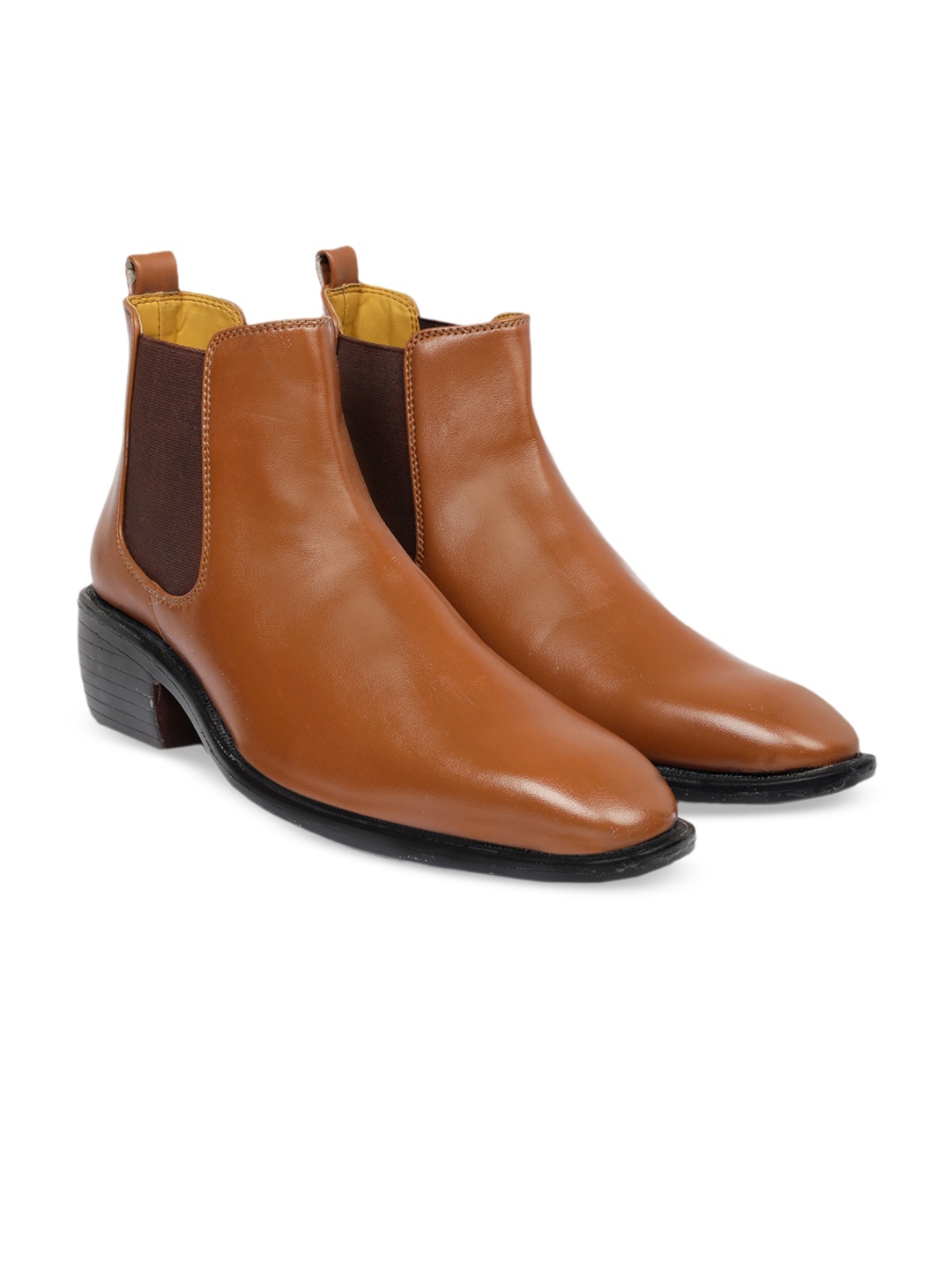 

Bxxy Men Height increasing Formal Chelsea Boots, Tan