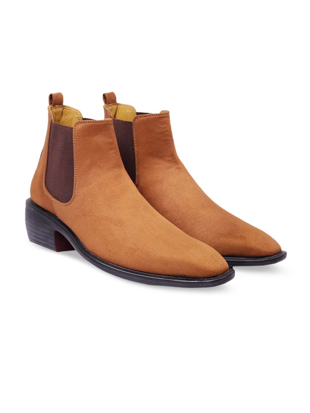 

Bxxy Men Mid-Top Chelsea Elevator Boots, Tan