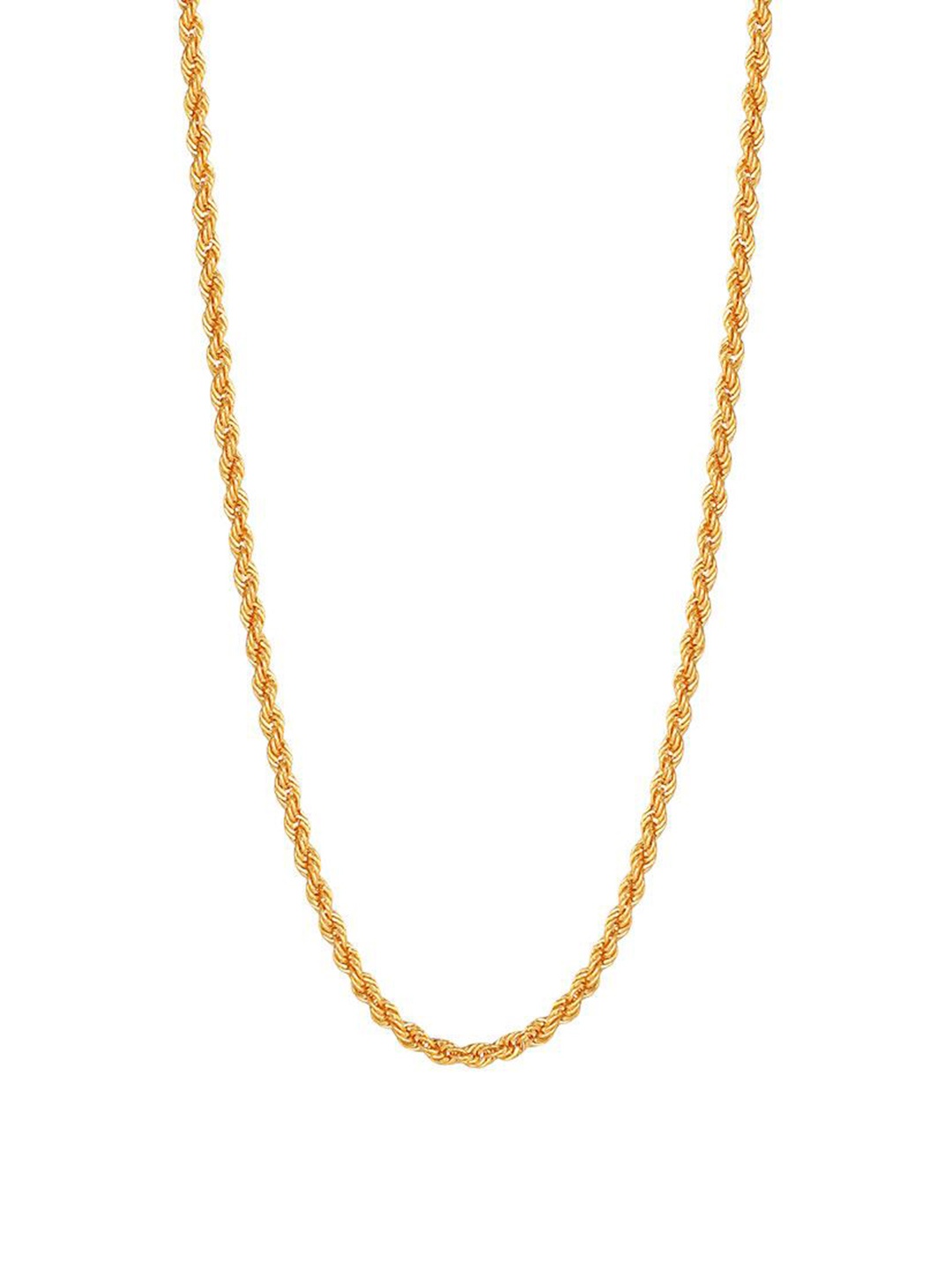 

CANDERE A KALYAN JEWELLERS COMPANY Men 22KT BIS Hallmark Gold Chain-3.59gm