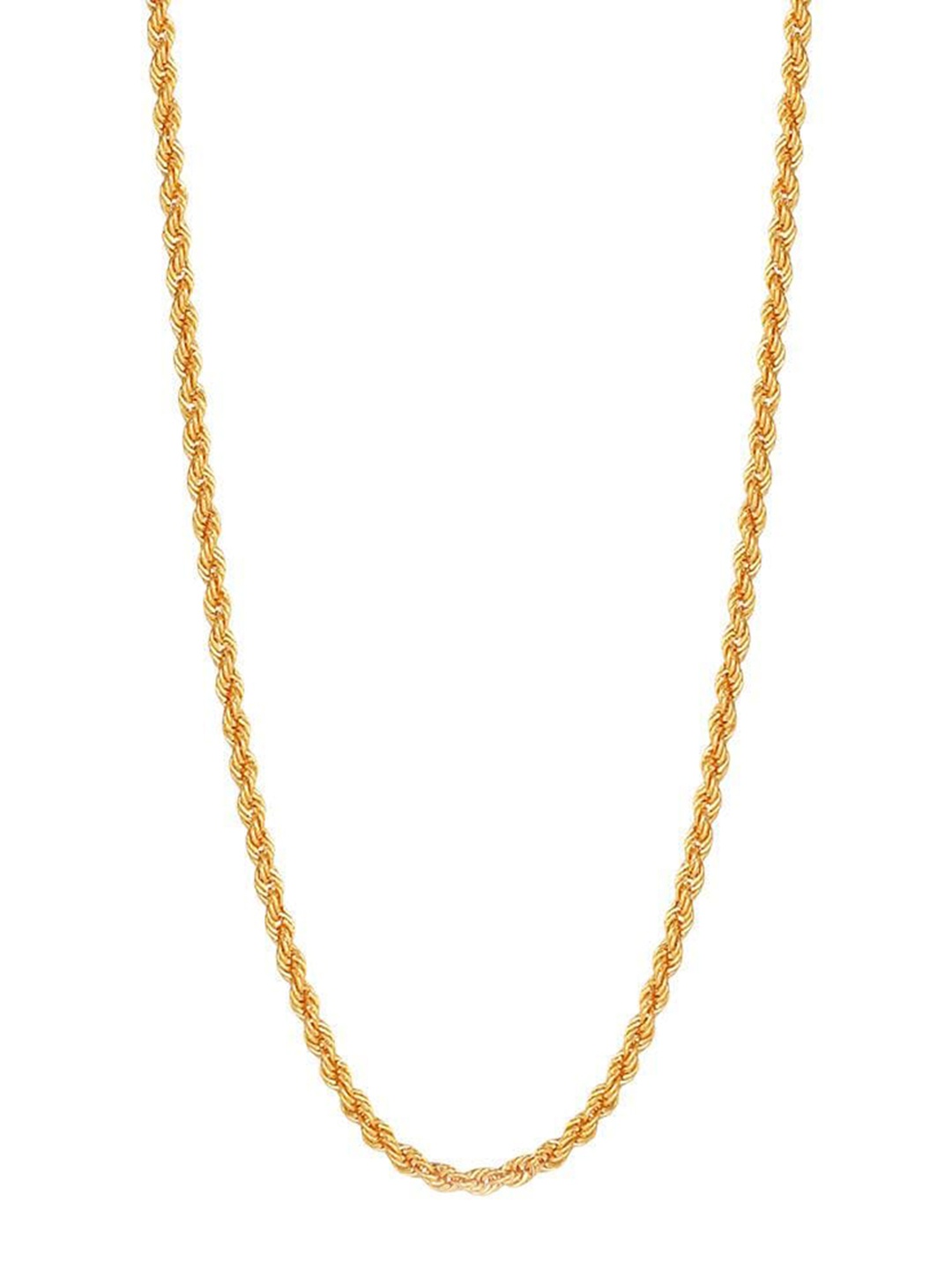 

CANDERE A KALYAN JEWELLERS COMPANY Men 22KT BIS Hallmark Gold Chain-3.53 g