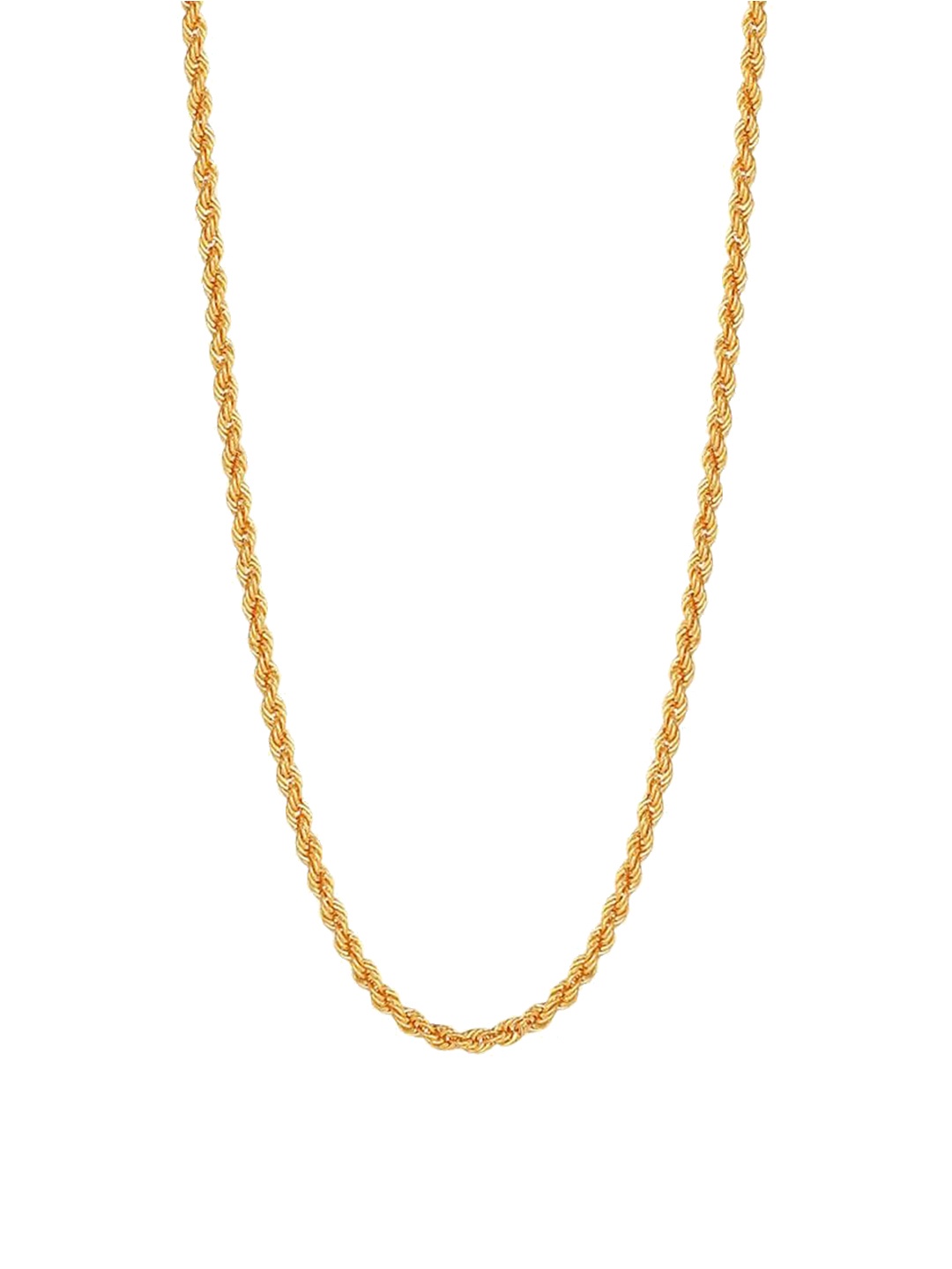 

CANDERE A KALYAN JEWELLERS COMPANY Men 18KT BIS Hallmark Gold Chain-2.53gm
