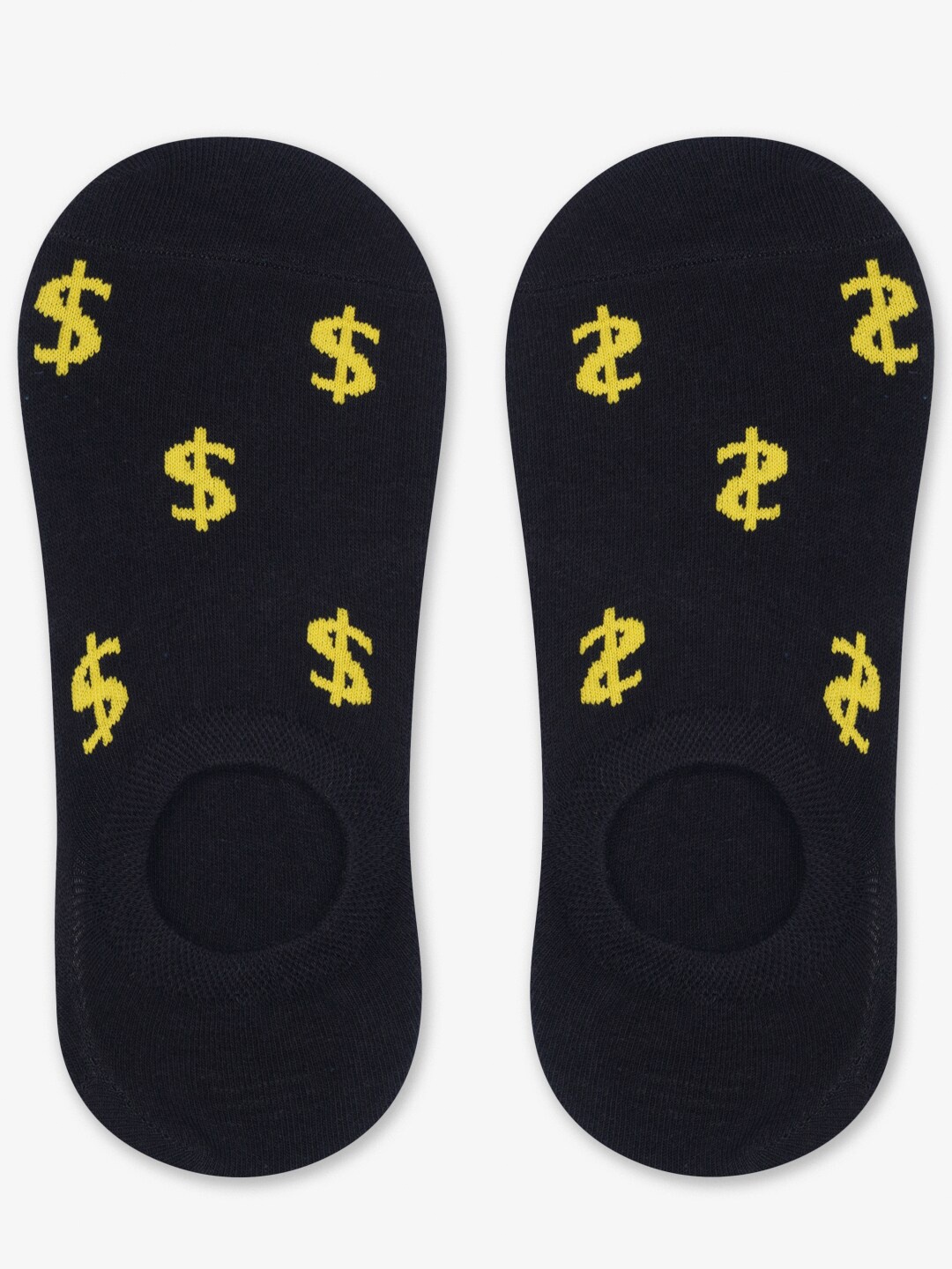 

TOFFCRAFT Men Patterned Cotton Ankle-Length Socks, Black