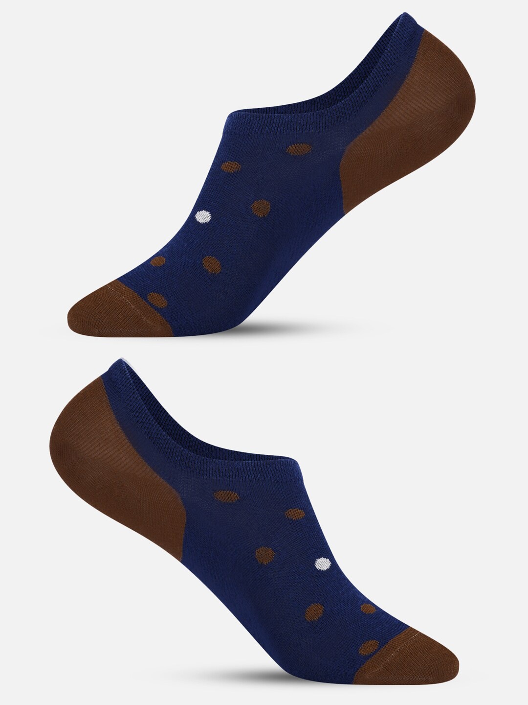 

TOFFCRAFT Men Patterned Shoe Liner Socks, Blue