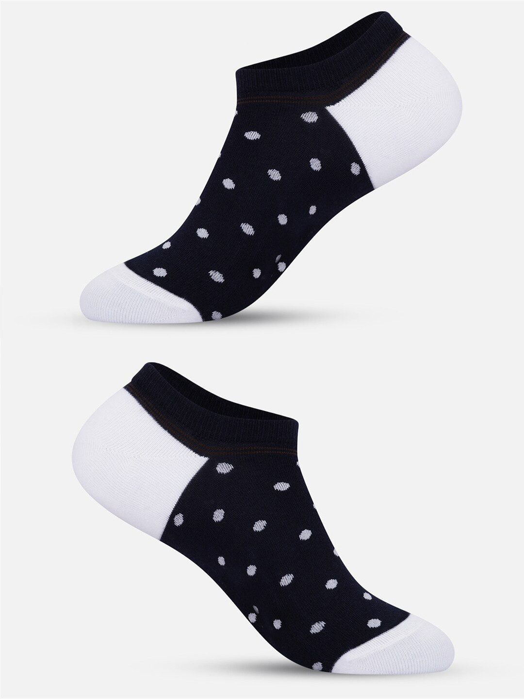

TOFFCRAFT Men Patterned Cotton Ankle Length Socks, Navy blue
