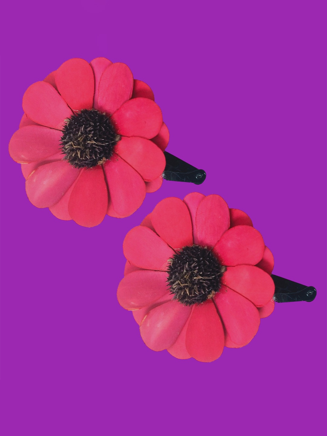 

LYF5STAR Women Set Of 2 Tic Tac Hair Clip, Pink