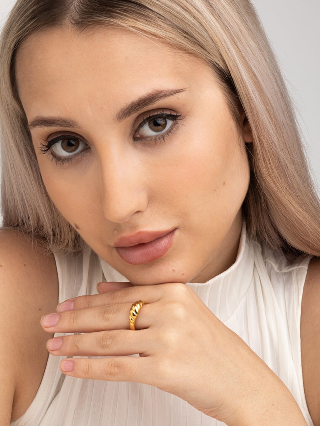 

PALMONAS 18KT Gold-Plated Ring